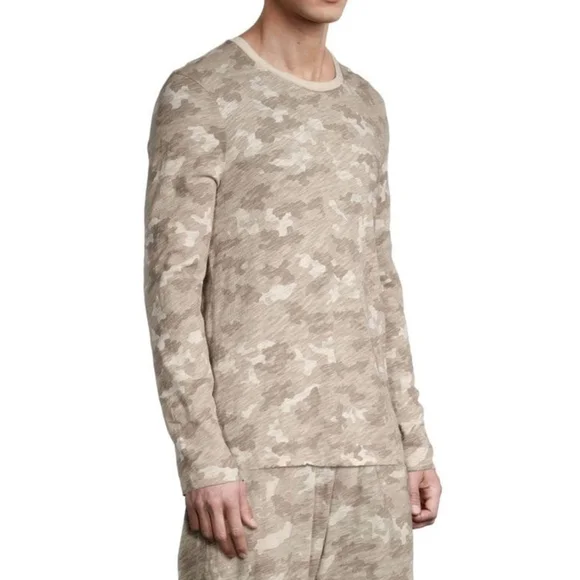 ATM Anthony Thomas Melillo Tan Long Sleeve Tee